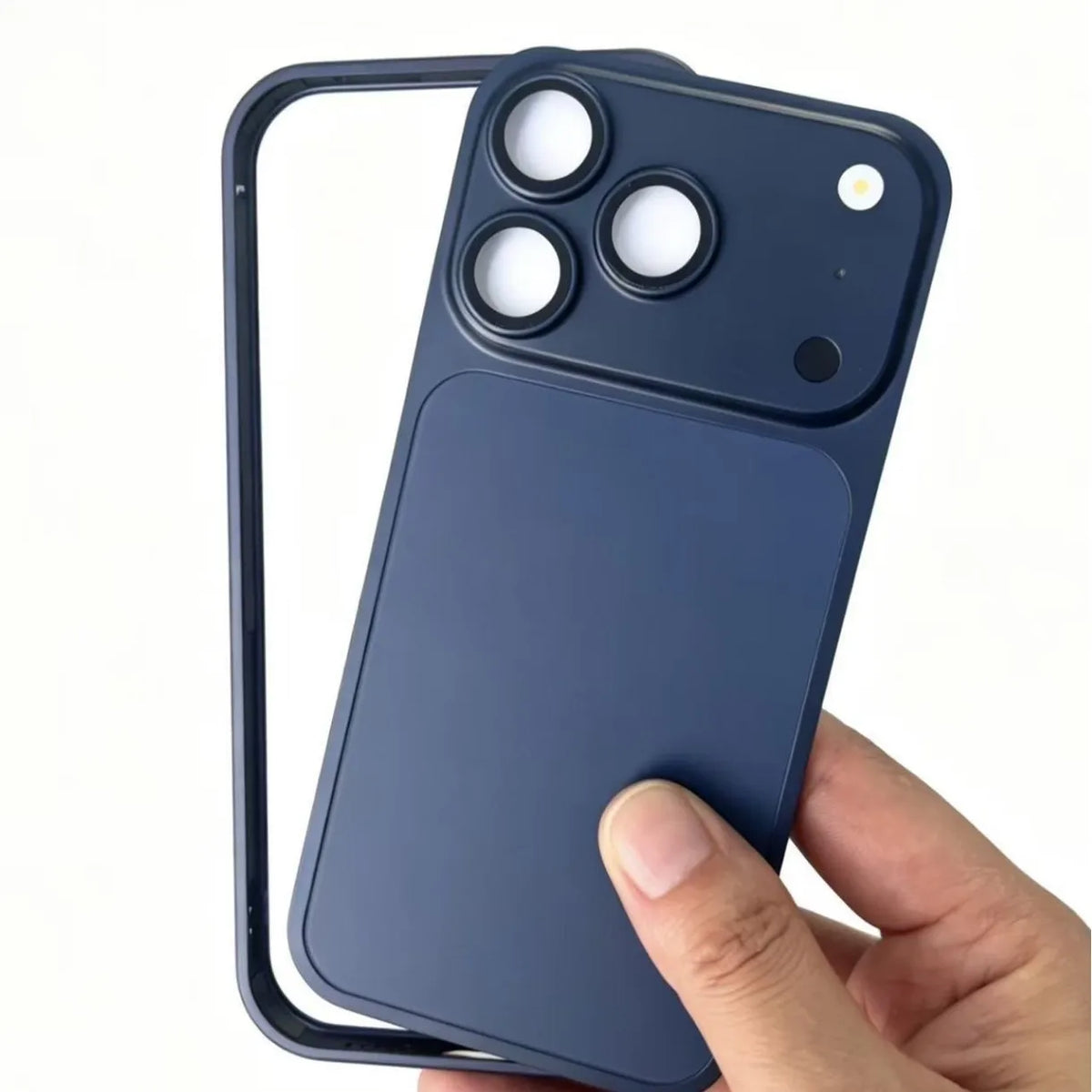 New Metal Alloy Frame Bumper Phone Case for IPhone 17 16 15 14 13 12 Pro Change To 18 Pro Shockproof Protective Border Cover