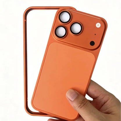 New Metal Alloy Frame Bumper Phone Case for IPhone 17 16 15 14 13 12 Pro Change To 18 Pro Shockproof Protective Border Cover