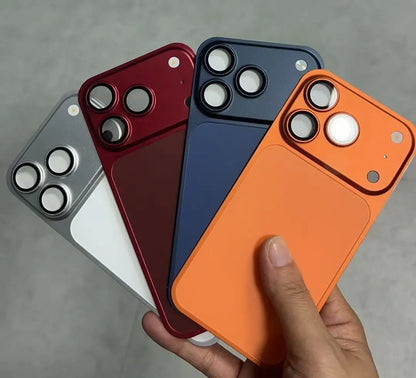 New Metal Alloy Frame Bumper Phone Case for IPhone 17 16 15 14 13 12 Pro Change To 18 Pro Shockproof Protective Border Cover